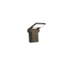 Ansell LED Vägglampa Tempo 90D Lutningsbar Grafit 10W 685lm - 830 Varm Vit | IP54