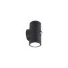 Ansell Vägglampa Reef Svart Up & Down - Utomhus - 10W 885lm 90D - 830-840-860 CCT | IP65 -Rörelse- och Ljussensor