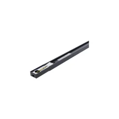 Bright Choice Komplett set 1-Fas Rail L 1,5 x 1,5 Meter Svart | incl. 6x Spot + GU10 2700K 3W Dimbar + Ändkåpa, Strömkontakt och L -Anslutningsstycke