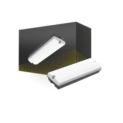 Bright Choice LED Plafond Svart 3W 280lm - 830 Varm Vit | IP66