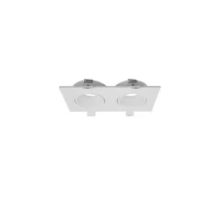 Bright Choice Spot Duo Vit | Utskärning 155x75mm - IP22 - GU10 Fitting