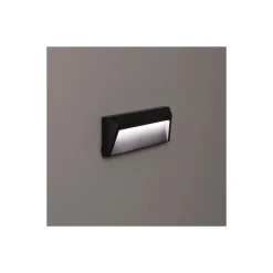 Bright Choice Vägglampa Chester PC Antracit 2W 100lm - 840 Kallvit
