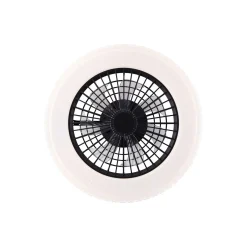 Brilliant Badria Takfläkt Plast Metall Svart 36W 4700lm - 830-865 CCT+RGB | 490mm - Fjärrkontroll Dimbar