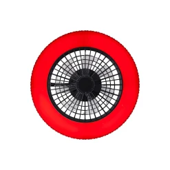 Brilliant Badria Takfläkt Plast Metall Svart 36W 4700lm - 830-865 CCT+RGB | 490mm - Fjärrkontroll Dimbar