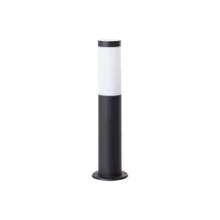 Brilliant Dody Pollare Golvlampa Metall Plast Svart | 120mm - IP44 - Utomhus - Passande för 1x E27