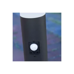 Brilliant Dody Pollare Golvlampa Metall Plast Svart | 120mm - IP44 - Utomhus - Passande för 1x E27