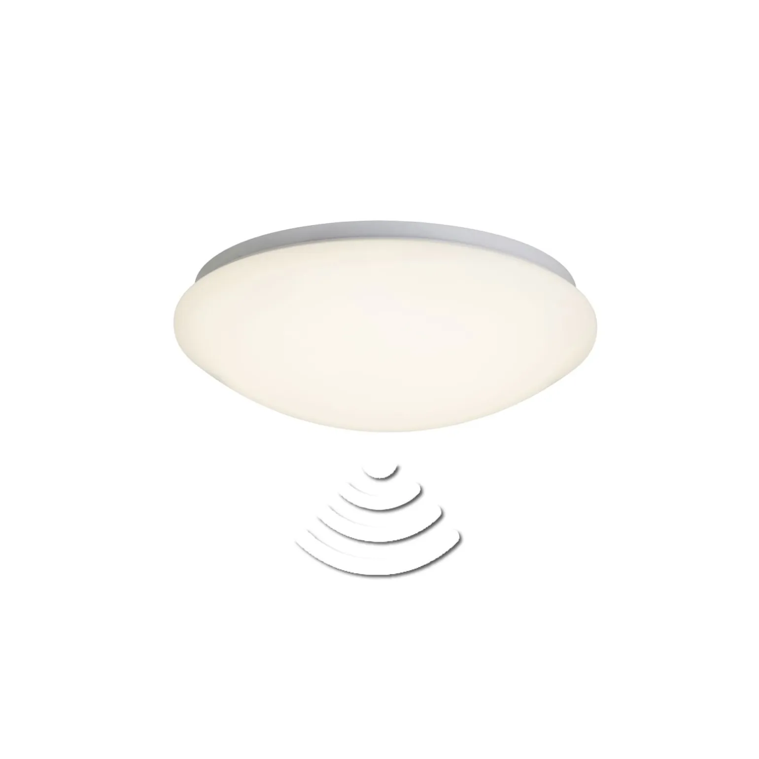 Brilliant Fakir Vägg och Taklampa Metall Plast Vit 10W 1300lm - 830 Varm Vit | 320mm