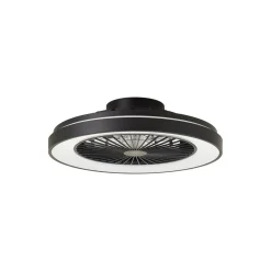 Brilliant Mazzaro Takfläkt Plast Svart 36W 4700lm - 830-865 CCT+RGB | 485mm - Fjärrkontroll Dimbar