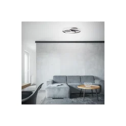 Brilliant Runda Taklampa Metall Silicone Grå 45W 5200lm - 830-865 CCT | 500mm - Fjärrkontroll Dimbar