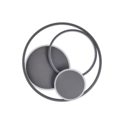 Brilliant Runda Taklampa Metall Silicone Grå 45W 5200lm - 830-865 CCT | 500mm - Fjärrkontroll Dimbar