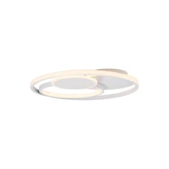 Brilliant Runda Taklampa Metall Silicone Vit 45W 5200lm - 830-865 CCT | 500mm - Fjärrkontroll Dimbar