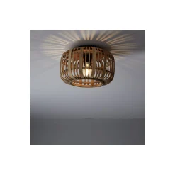 Brilliant Trärow Taklampa Metall Bambu Brun | 320mm - Passande för 1x E27