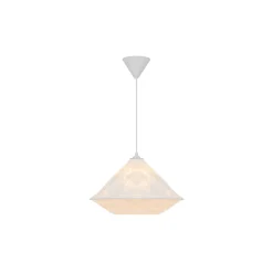 D'Lite Pendellampa Groede Papper Vit | Passande För 1x E27