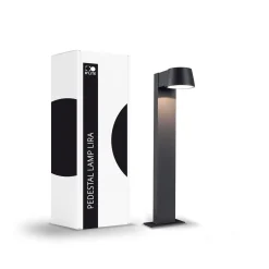 D'Lite Piedestallampa Lira Svart 7W 600lm 830 Varm Vit | IP54