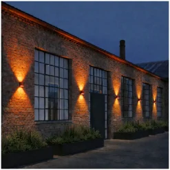 D'Lite Vägglampa Nova Bronze Up & Down 4.9W 480lm - 830 Varm Vit | IP54