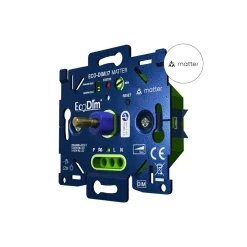 EcoDim.17 LED Dimmer Matter Tryck/Vrid 0-250W (RLC)