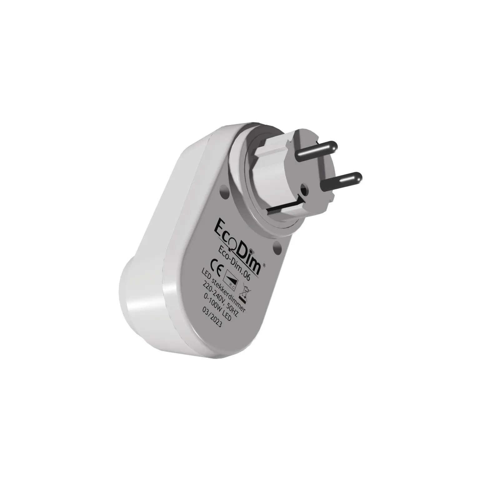 EcoDim.06 LED Dimmer Strömkontakt 0-100W (RC)