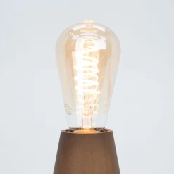 Eglo Bordslampa Asby Trä Brun | Passande För 1x E27