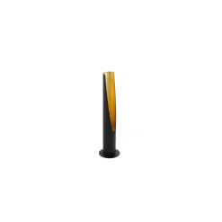 Eglo Bordslampa Barbotto Stål Svart, Guld 4.5W 345lm - 830 Varm Vit | Passande för 1x GU10