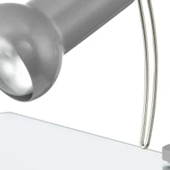 Eglo Bordslampa Fabio Stål Silver | Passande För 1x E14