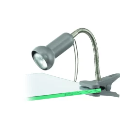 Eglo Bordslampa Fabio Stål Silver | Passande För 1x E14