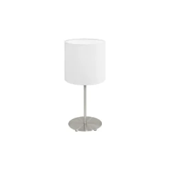 Eglo Bordslampa Pasteri Stål Satin Nickel | IP20 - Passande för 1x E14