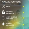 Eglo Connect.Z Smart Golvlampa Anchorena-Z Trä Svart 34W 3960lm - 827-865 Justerbar Vit | Dimbar