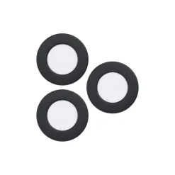 Eglo Connect.Z Smart Infälld Spot Badrumsbelysning Fueva 6-Z Plast Svart 8.4W 1020lm - 827-865 Justerbar Vit + RGB | Dimbar