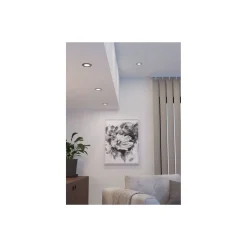 Eglo Connect.Z Smart Infälld Spot Badrumsbelysning Fueva 6-Z Plast Satin Nickel 8.4W 1020lm - 827-865 Justerbar Vit + RGB | Dimbar