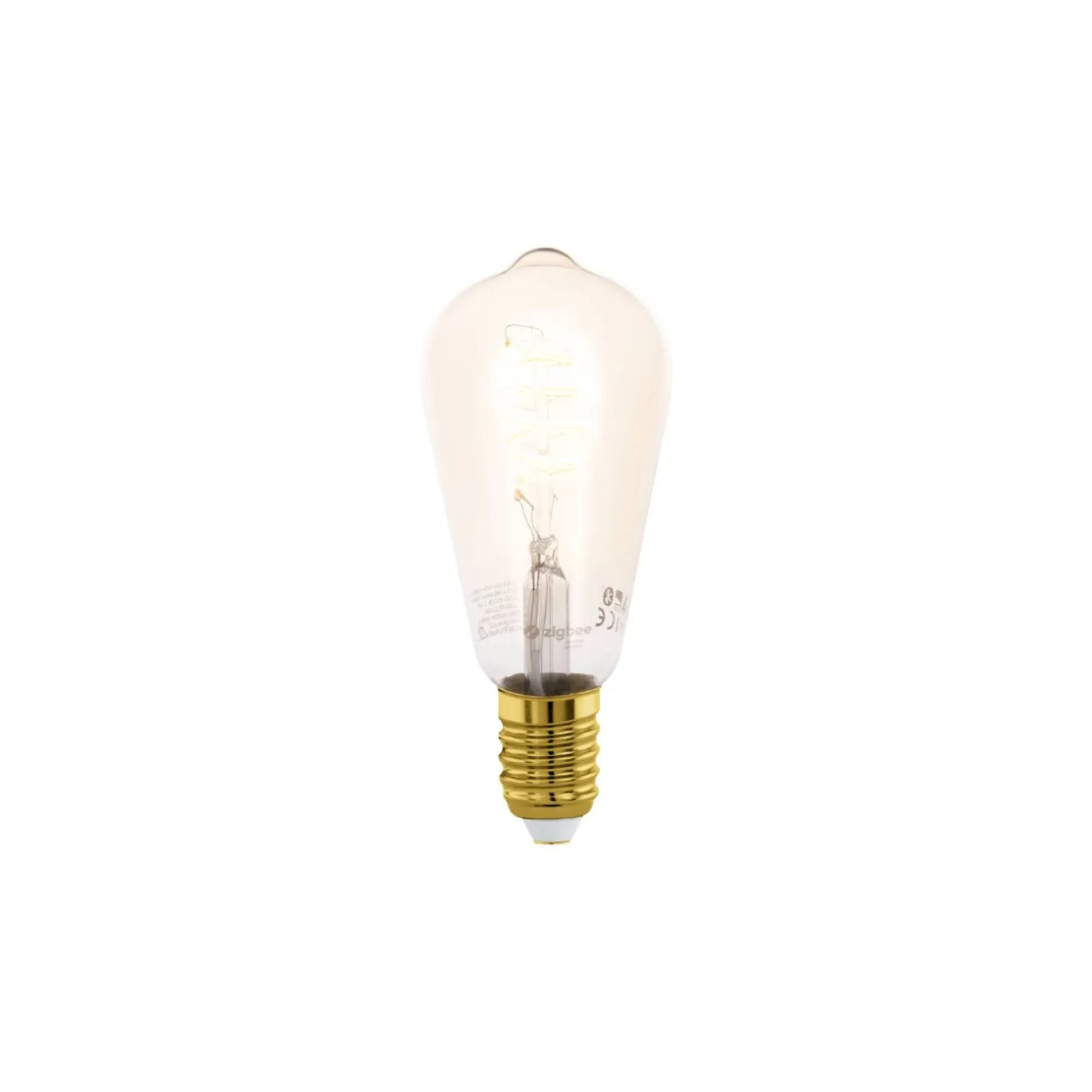 Eglo Connect.Z Smart LED Edison E27 Filament Ambar 4.9W 360lm - 827-865 Justerbar Vit | Dimbar - Ersättare 25W