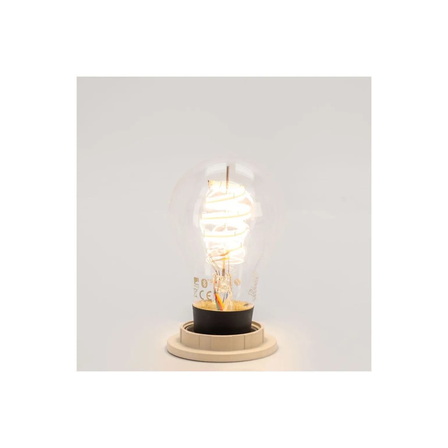 Eglo Connect.Z Smart LED Päron E27 Filament Klar 4.9W 320lm - 830 Varm Vit + RGB | Dimbar - Ersättare 25W
