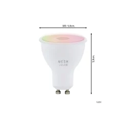 Eglo Connect.Z Smart LED Spot GU10 PAR16 4.9W 345lm 45D - 827 Extra Varm Vit | Dimbar - Ersättare 50W