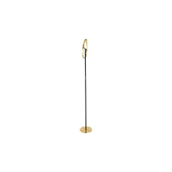 Eglo Golvlampa Castelpoto Stål Brushed Mässing, Svart 17.6W 2000lm - 830 Varm Vit | Dimbar