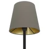 Eglo Golvlampa Fiorana Stål Svart Guld | Passande För 1x E14