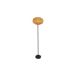 Eglo Golvlampa Sheldon Stål Svart | IP20 - Passande för 1x E27