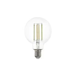 Eglo LED E27 Globe Klar Filament 8W 1055lm - 822-865 Justerbar Vit | Zigbee Dimbar- Ersättare 75W