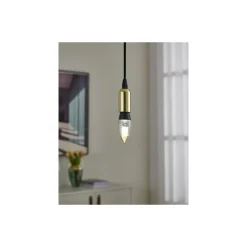 Eglo LED E14 Kronljus Ambar Filament 4.9W 470lm - 822-865 Justerbar Vit | Zigbee Dimbar- Ersättare 40W