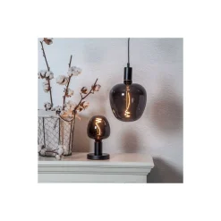 Eglo LED Globe E27 Filament Smokey 4W 40lm - 820 Extra Varm Vit | Dimbar - Ersättare 15W