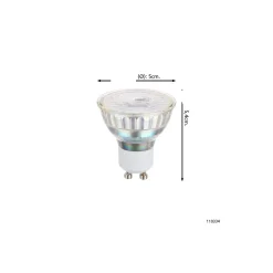 Eglo LED Spot GU10 PAR16 2.5W 450lm 38D - 830 Varm Vit | Ersättare 64W
