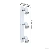 Eglo LED Taklampa Tamara 1 Stål Spot Vit 28W 750lm - 830 Varm Vit | Passande För 3x GU10