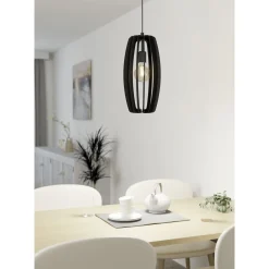 Eglo Pendellampa Bajazzara Stål Svart | 260mm - Passande För 1x E27