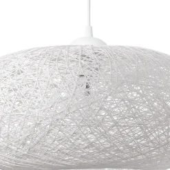 Eglo Pendellampa Campilo Plast Vit | 450mm - Passande För 1x E27