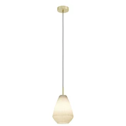 Eglo Pendellampa Caprarola Stål Guld | 200mm - Passande För 1x E27