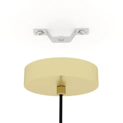 Eglo Pendellampa Caprarola Stål Guld | 200mm - Passande För 1x E27