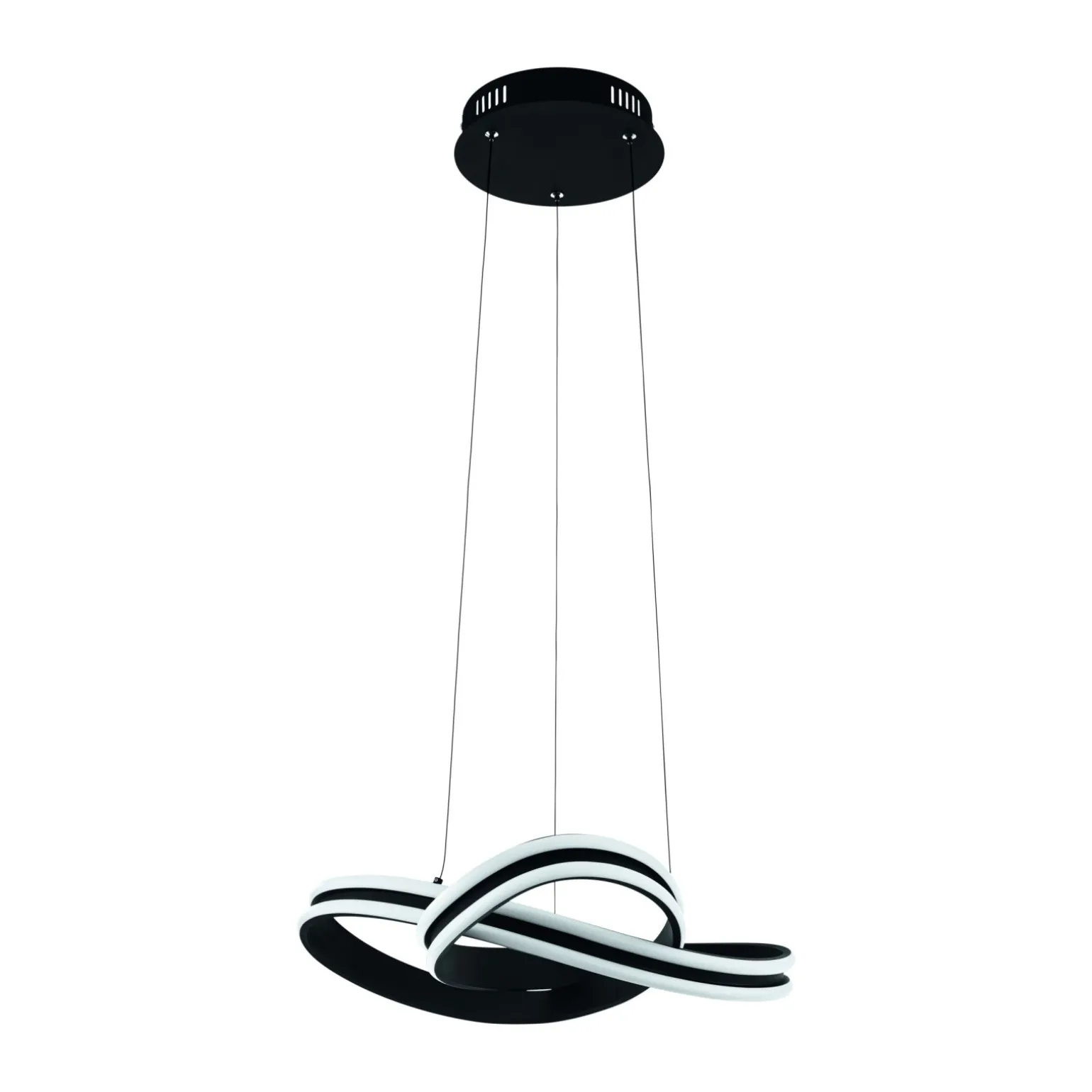 Eglo Pendellampa Corredera Stål Svart 34W 5100lm - 830 Varm Vit | 500mm