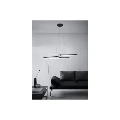 Eglo Pendellampa Gianella Stål Svart 38W 4400lm - 830 Varm Vit | Dimbar
