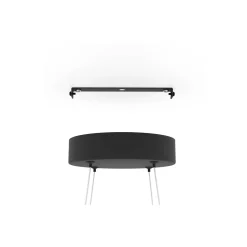 Eglo Pendellampa Gianella Stål Svart 38W 4400lm - 830 Varm Vit | Dimbar