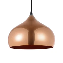 Eglo Pendellampa Hapton Stål Koppar | 290mm - Passande För 1x E27