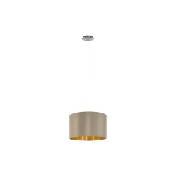 Eglo Pendellampa Maserlo Stål Satin Nickel | Passande för E27