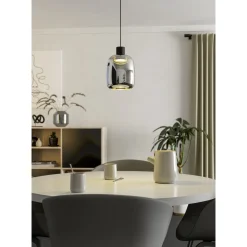 Eglo Pendellampa Molochio-Z Stål Svart 3W 500lm - 827-865 Justerbar Vit | 180mm - Dimbar